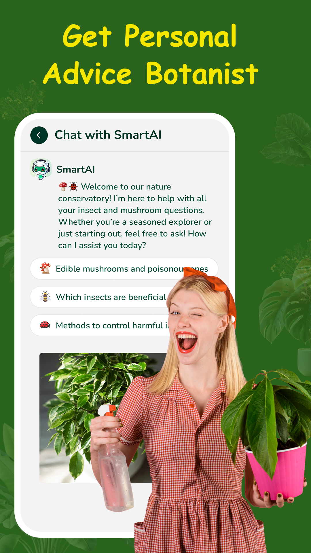 اسکرین شات 4 برنامه Plant Identifier & Plant Care