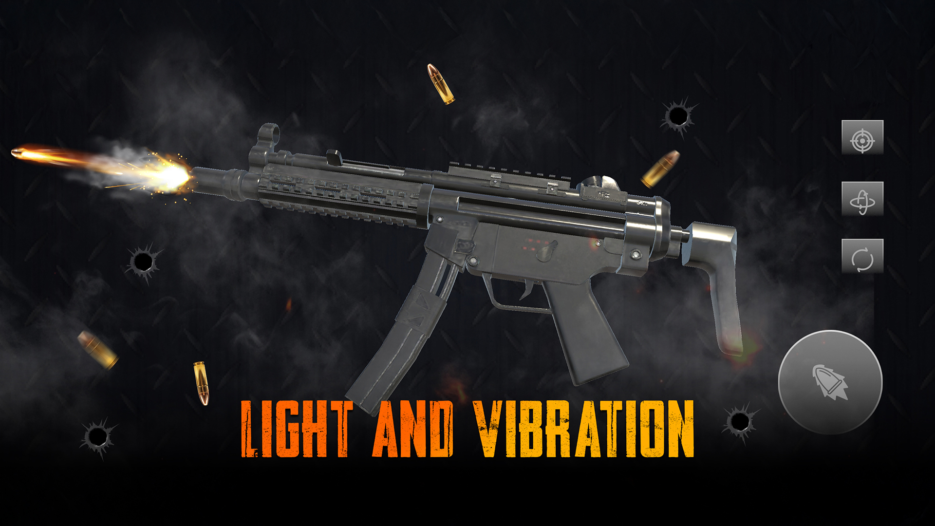 اسکرین شات 5 برنامه 3D Gun Simulator - Gun Pro