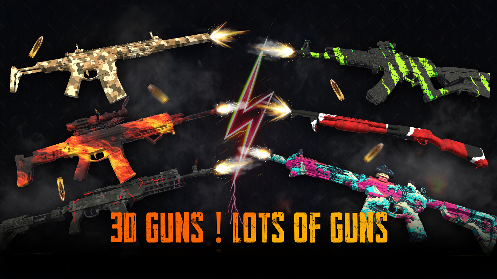 اسکرین شات 2 برنامه 3D Gun Simulator - Gun Pro