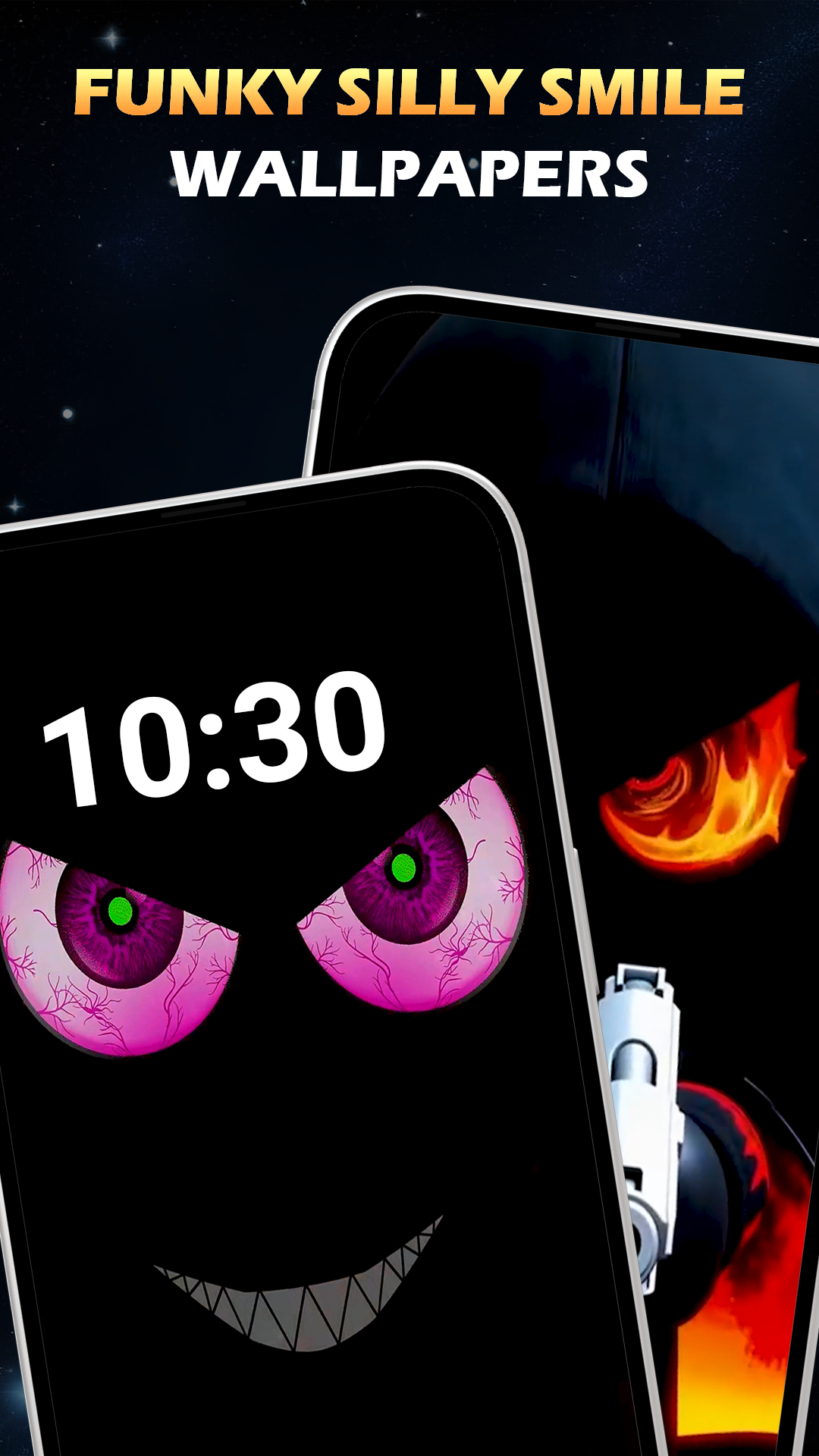 اسکرین شات 5 برنامه Silly Smiley Live Wallpaper