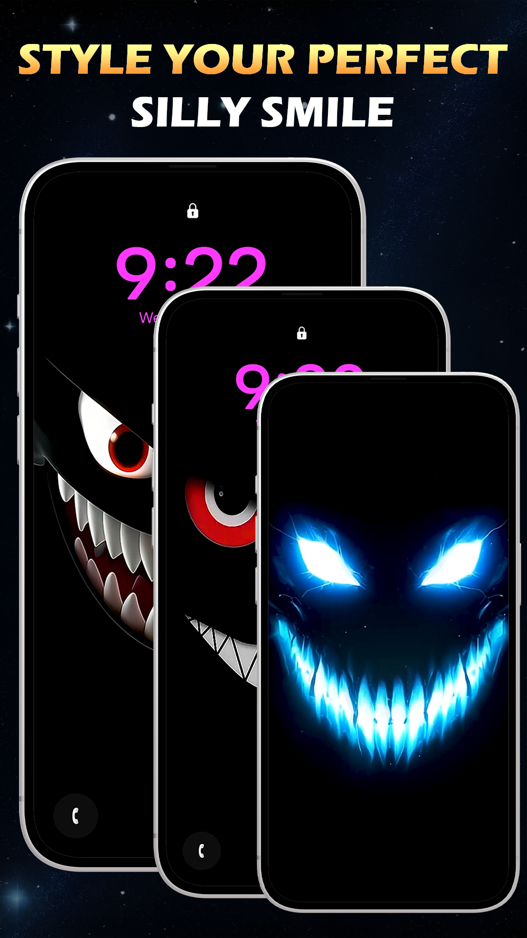 اسکرین شات 4 برنامه Silly Smiley Live Wallpaper