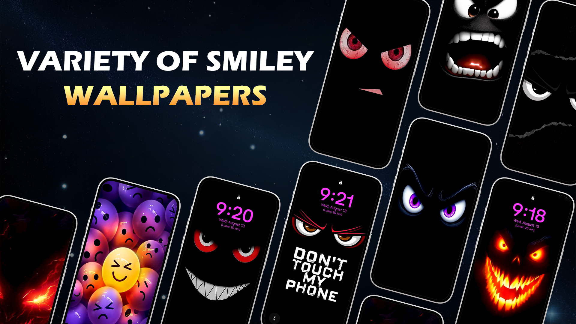 اسکرین شات 3 برنامه Silly Smiley Live Wallpaper