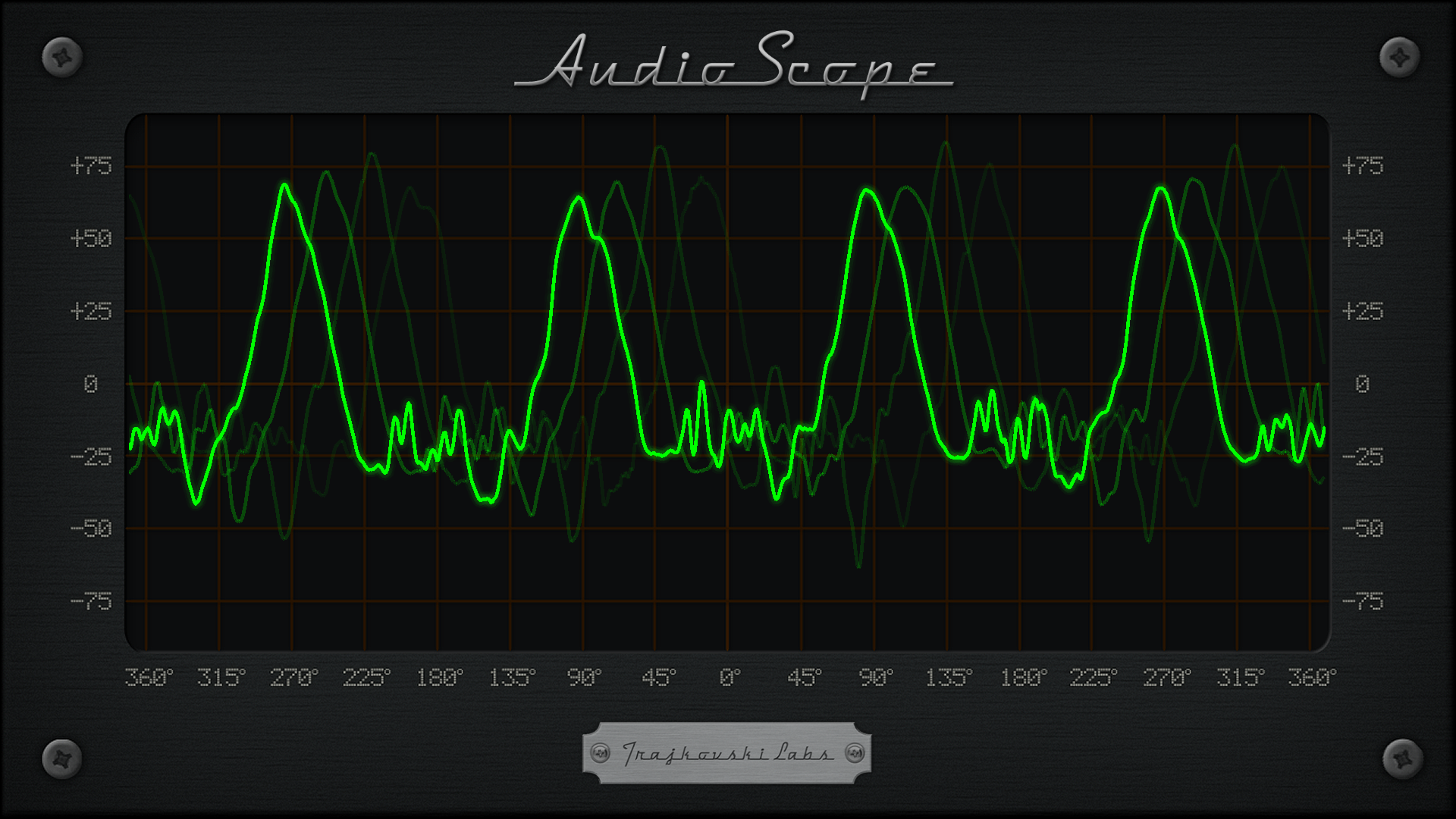 اسکرین شات 1 برنامه Audio Scope - Oscilloscope