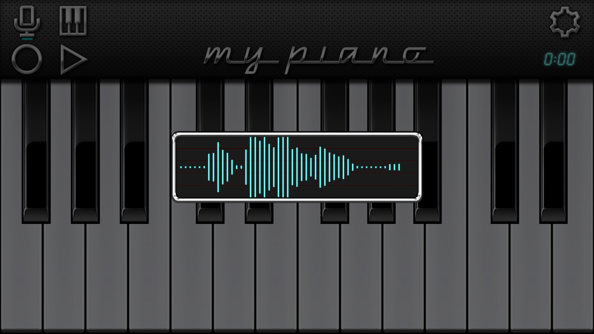 اسکرین شات 6 برنامه My Piano - Record & Play
