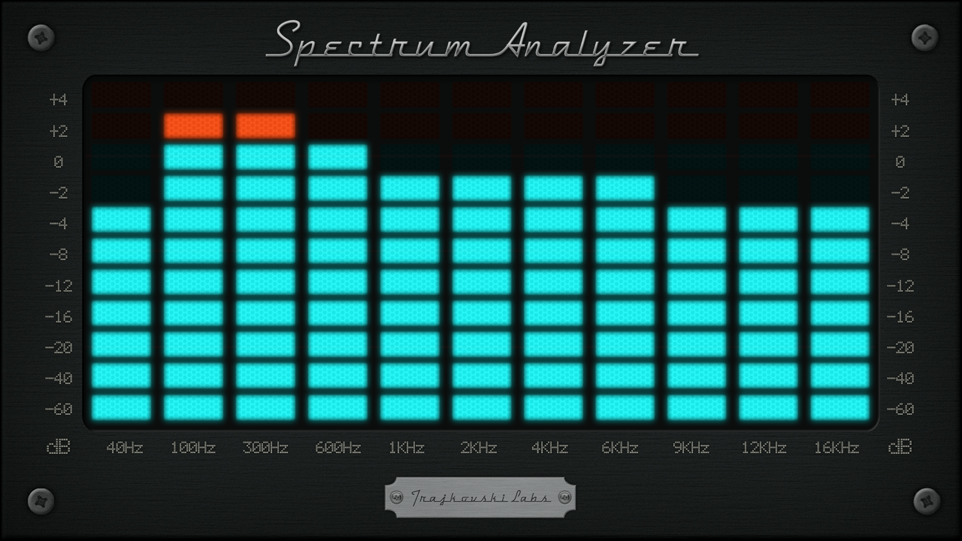 اسکرین شات 1 برنامه Spectrum Analyzer - Audio