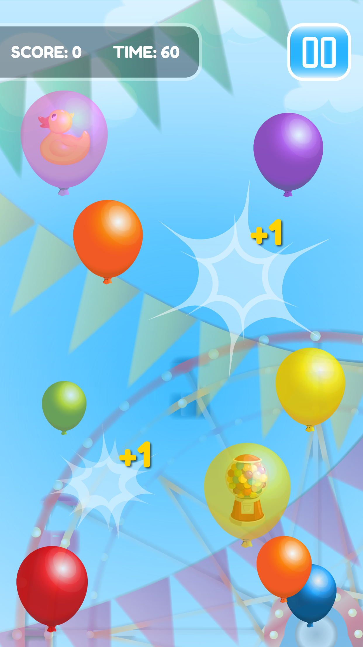 اسکرین شات 1 بازی Pop Balloon Kids