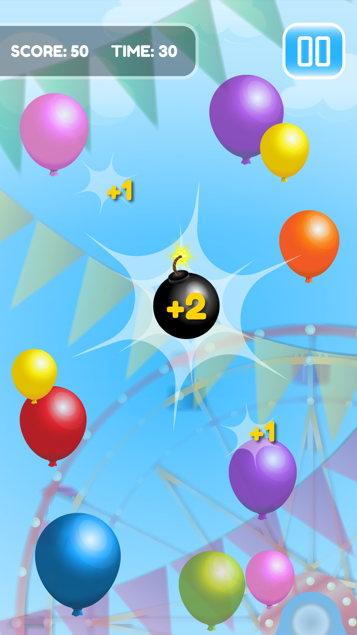 اسکرین شات 3 بازی Pop Balloon Kids