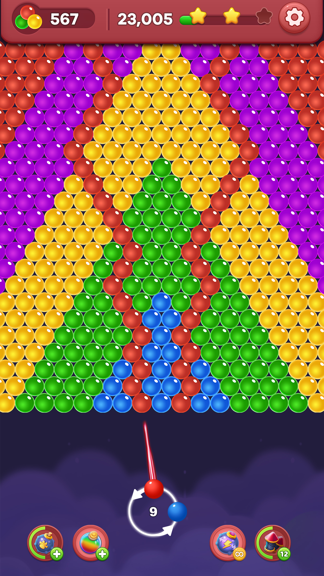 اسکرین شات 3 بازی Bubble Pop! Cannon Shooter