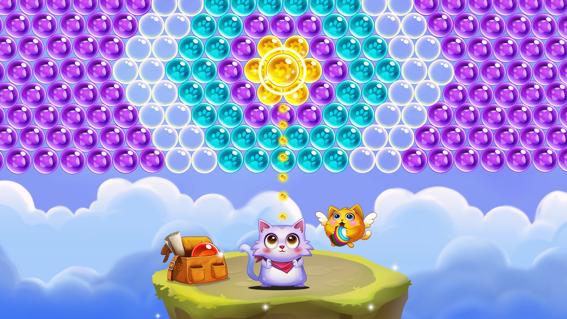 اسکرین شات 6 بازی Bubble Cat Shooter