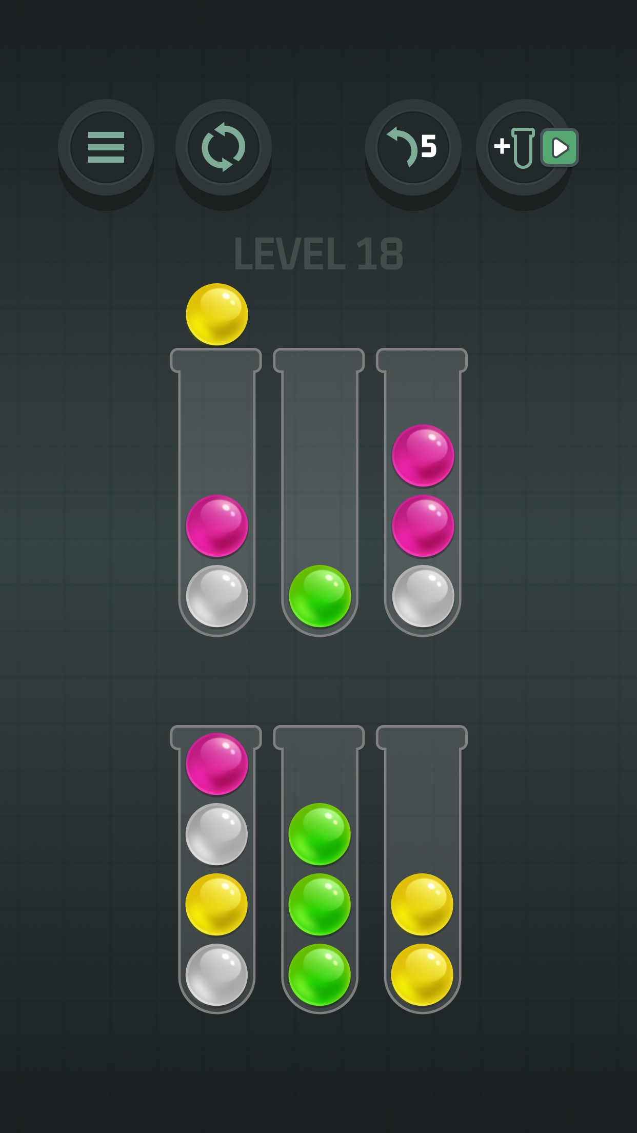 اسکرین شات 2 بازی Sort Balls: Color Puzzle Game