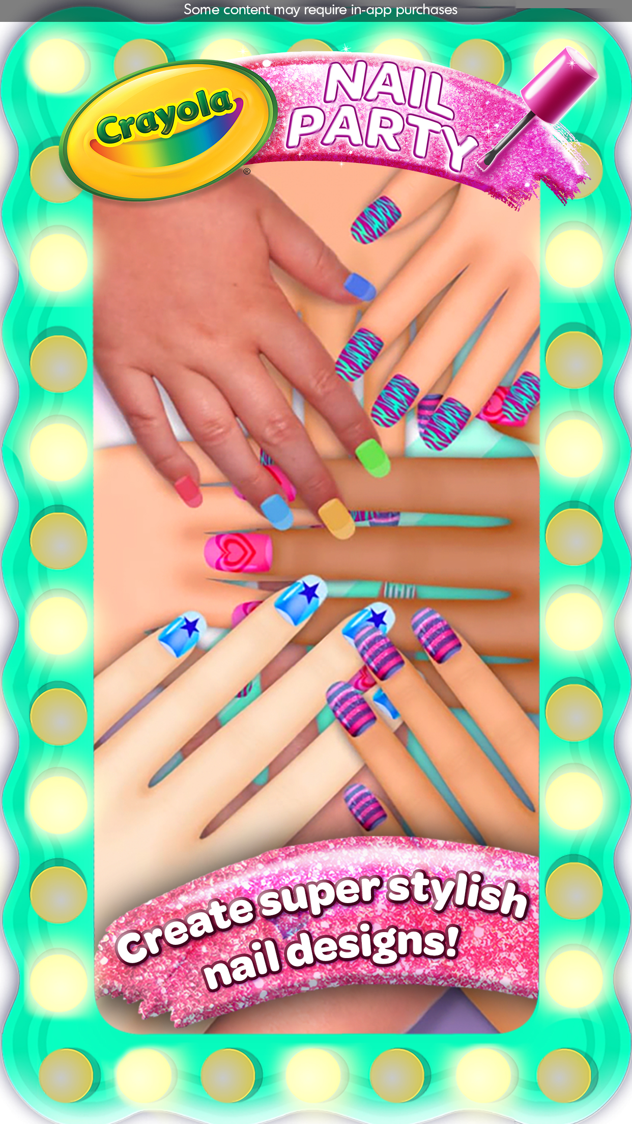 اسکرین شات 1 بازی Crayola Nail Party: Nail Salon