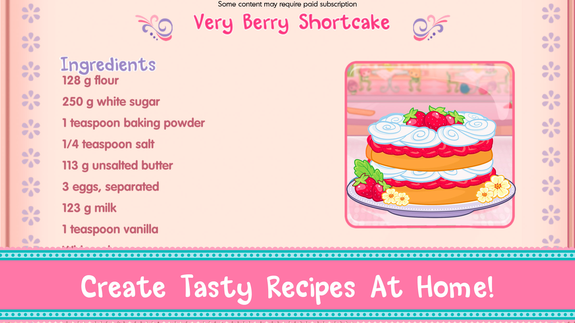اسکرین شات 4 بازی Strawberry Shortcake Bake Shop