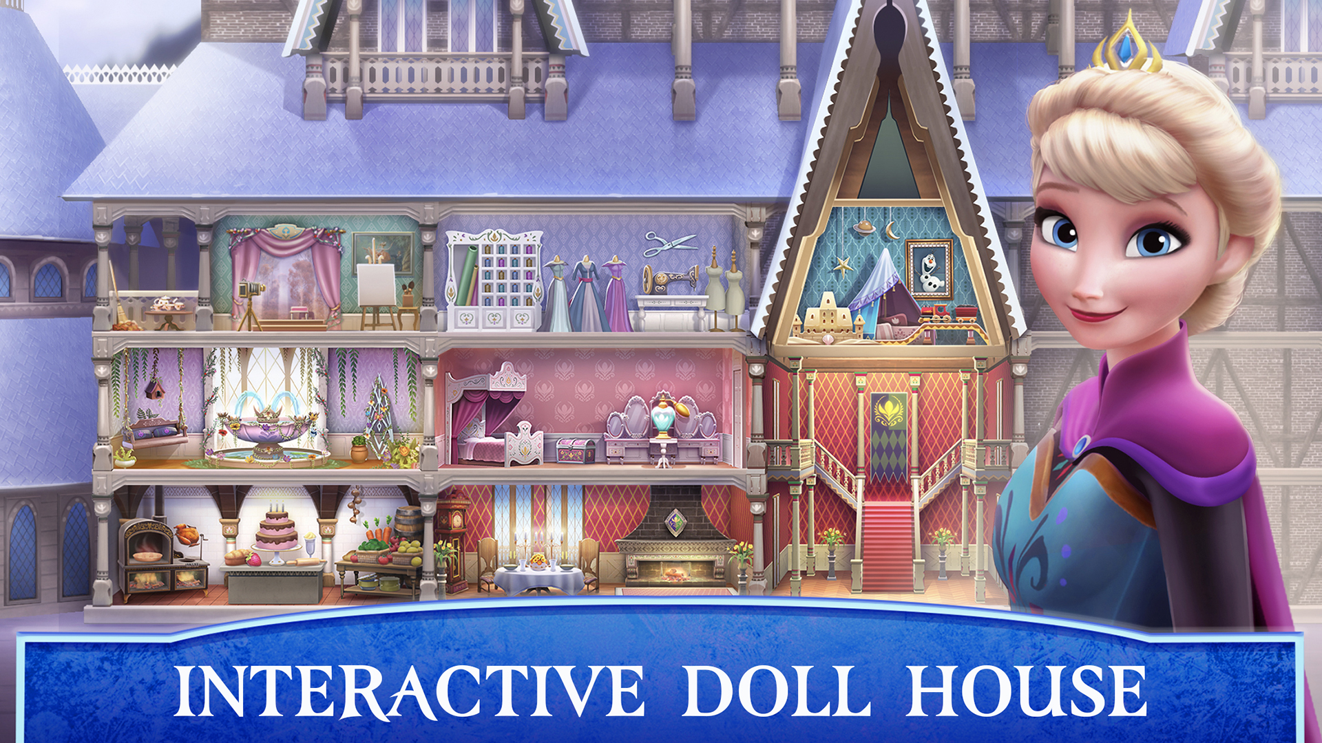 اسکرین شات 1 بازی Disney Frozen Royal Castle