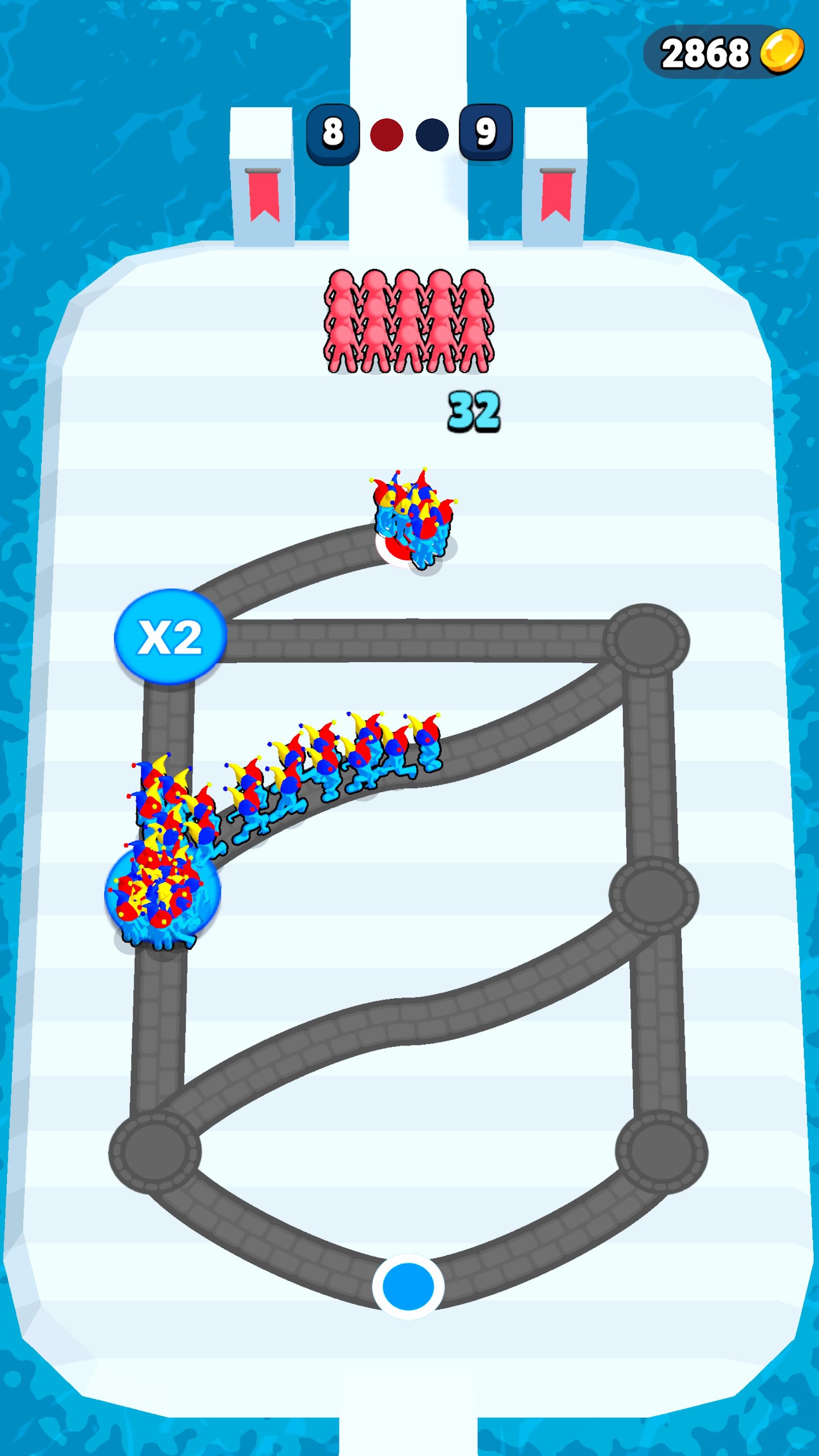 اسکرین شات 1 بازی Crowd Path