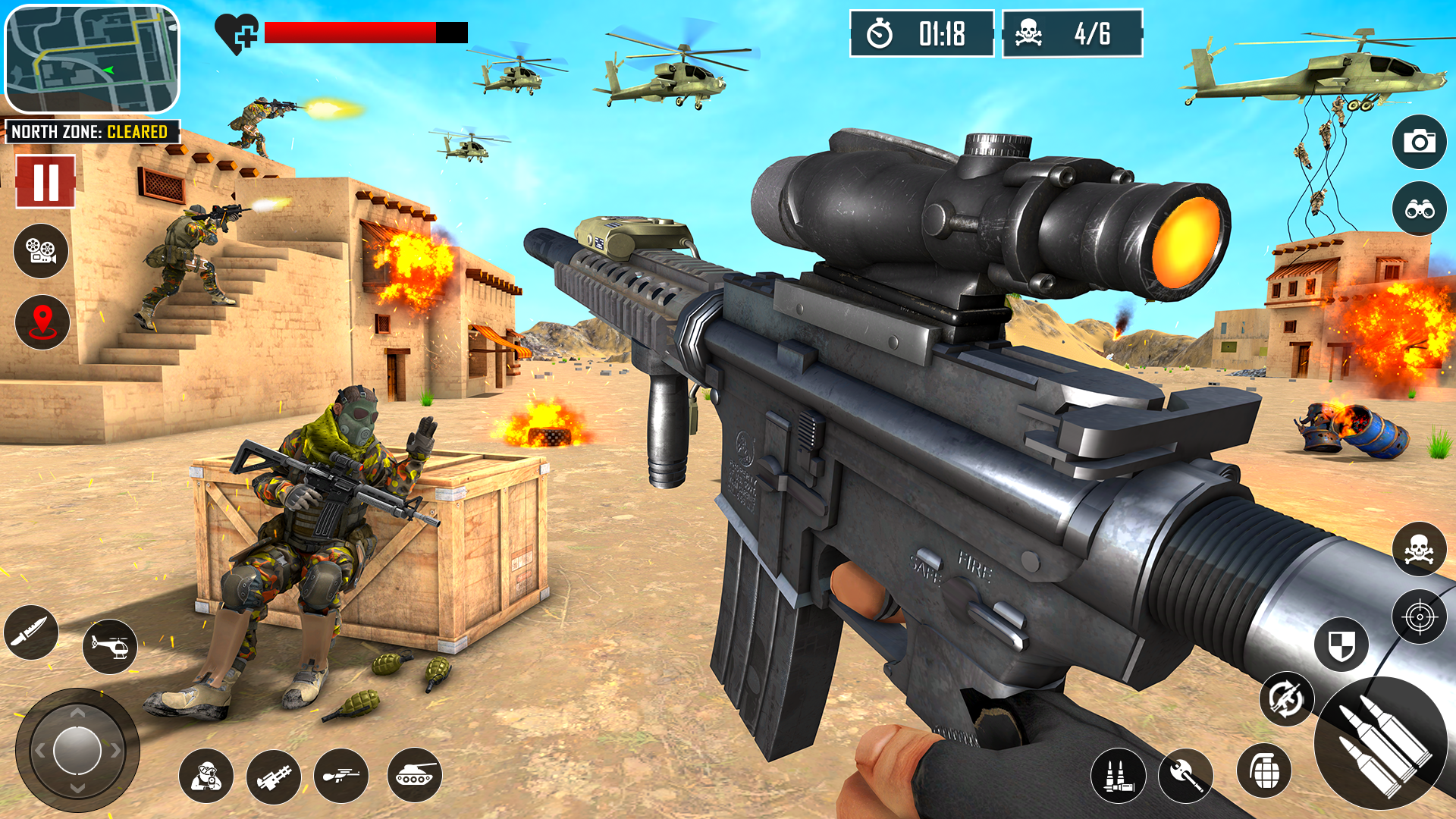 اسکرین شات 4 بازی Shooting Games: Gun Games 3D