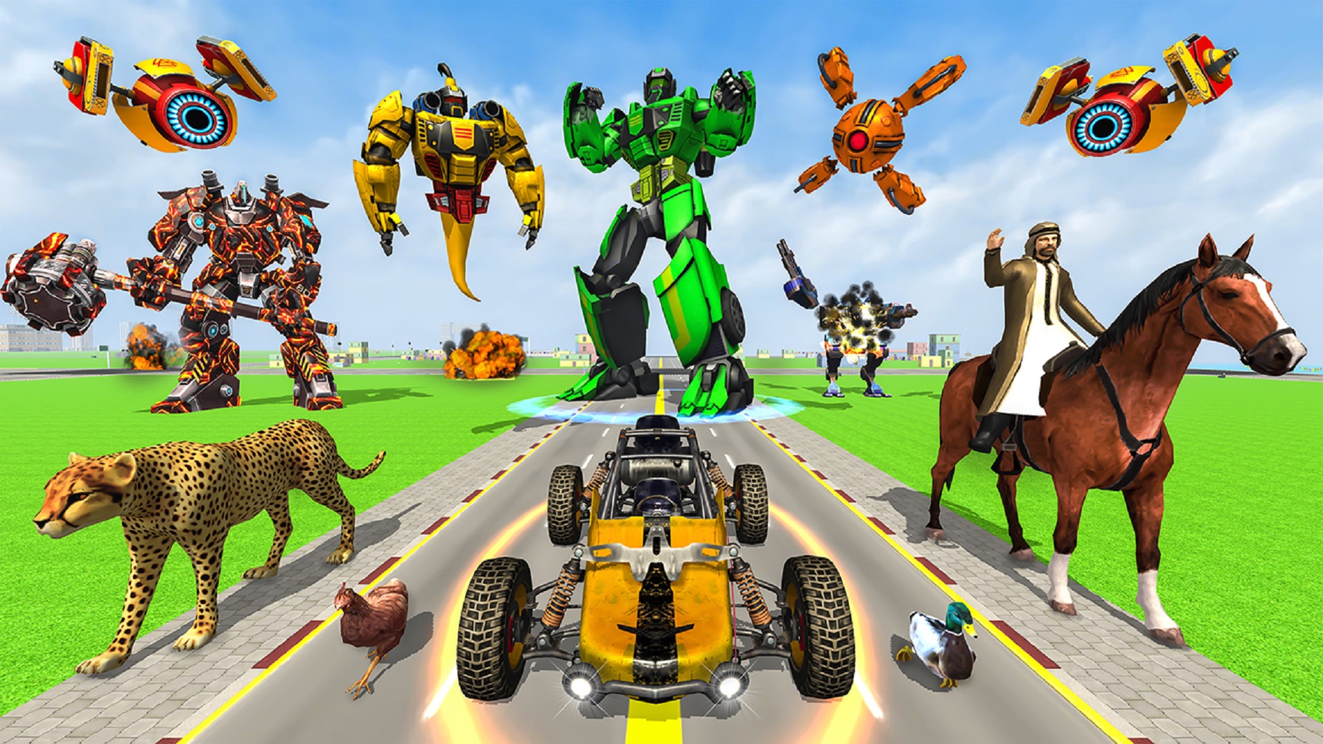 اسکرین شات 1 برنامه Robot Game: Robot Simulator