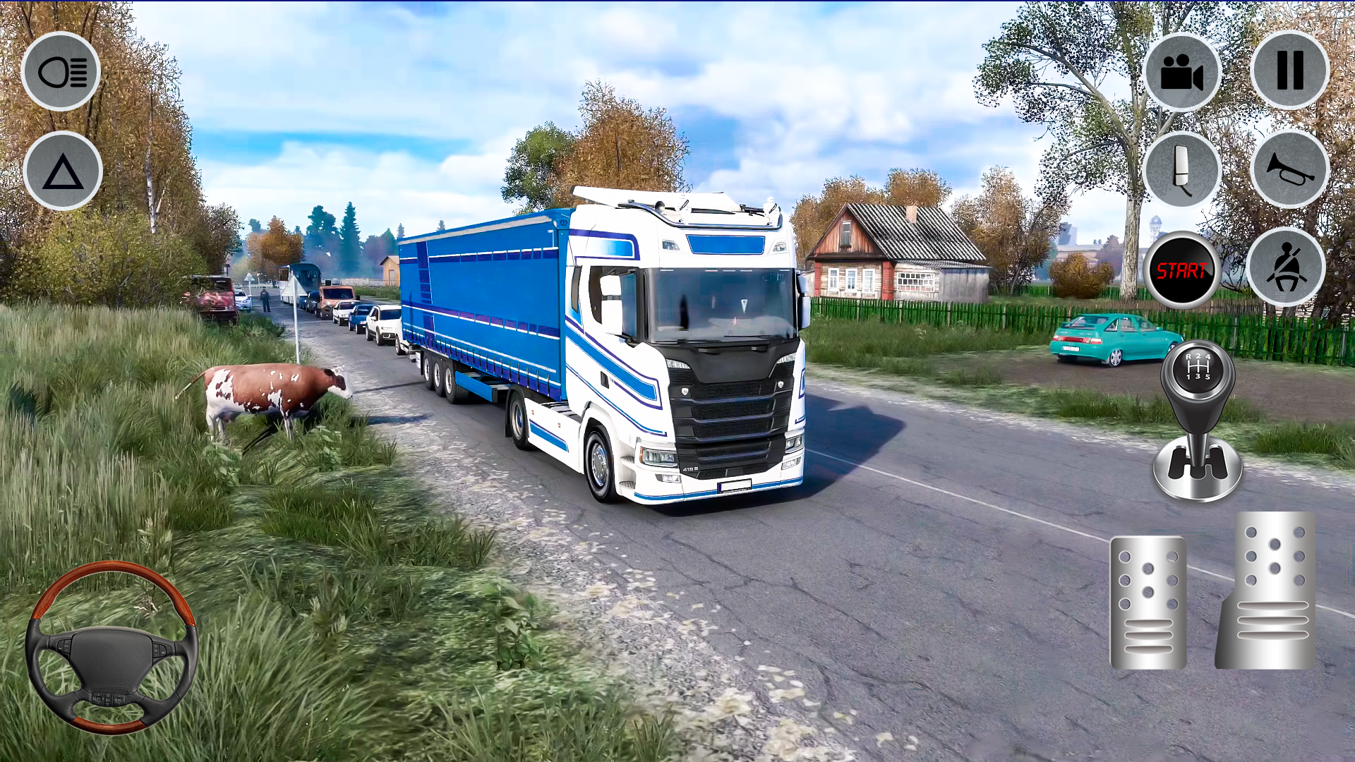 اسکرین شات 3 بازی Euro Truck Simulator Truck 3D