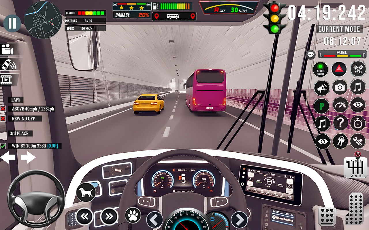 اسکرین شات 3 بازی US Highway Bus Driving Game