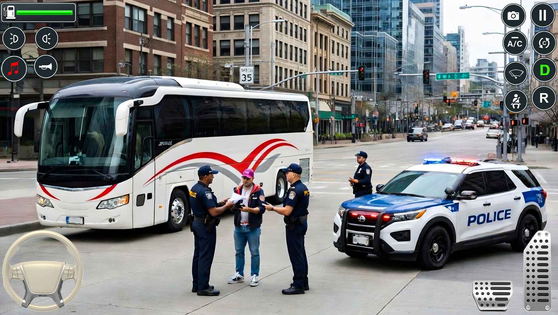 اسکرین شات 6 بازی City Bus Driving Games 3D