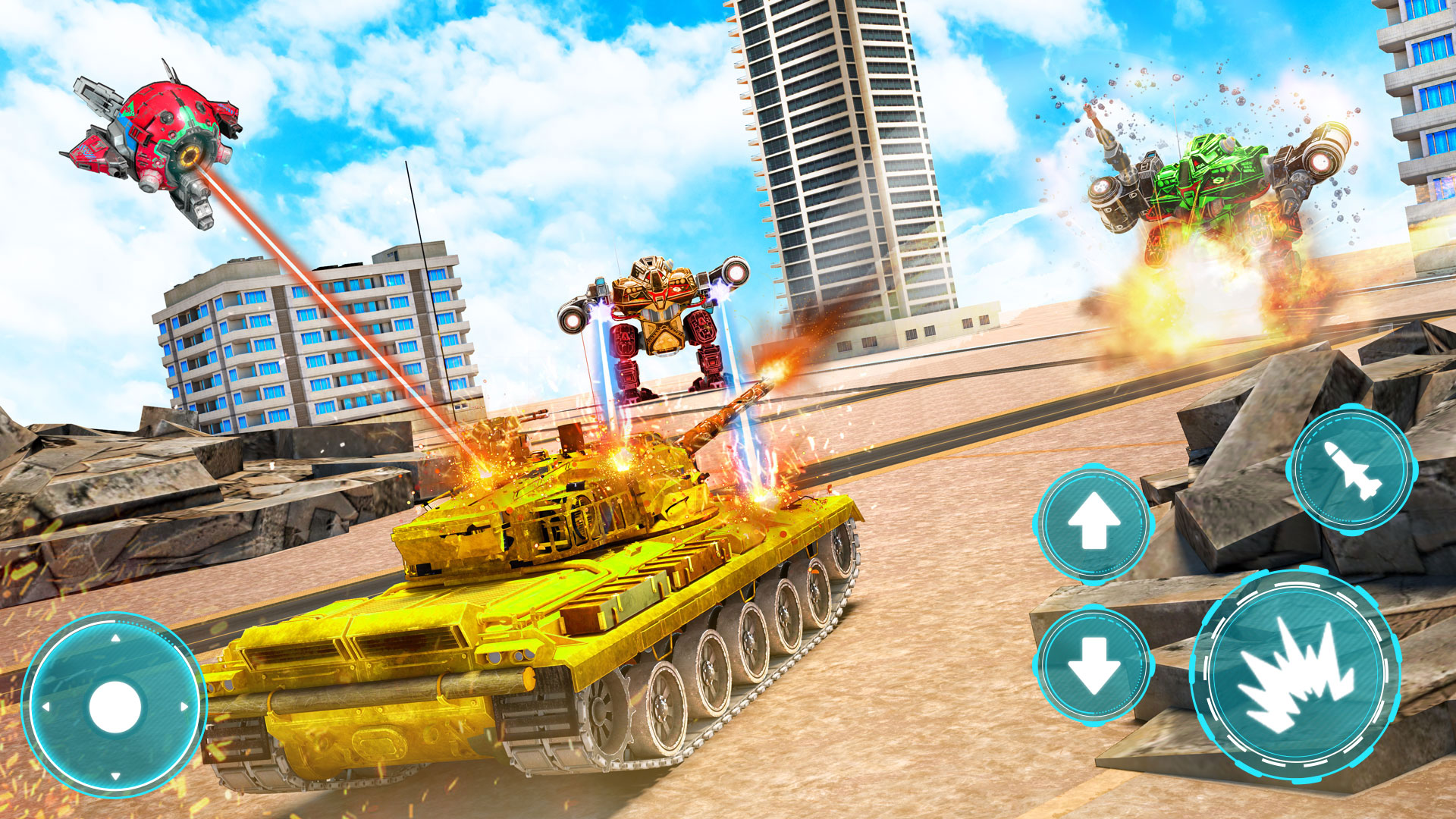 اسکرین شات 2 بازی Car Robot Games - War Game 3d