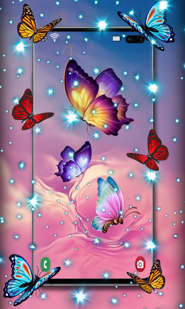 اسکرین شات 2 برنامه Butterfly Wallpaper
