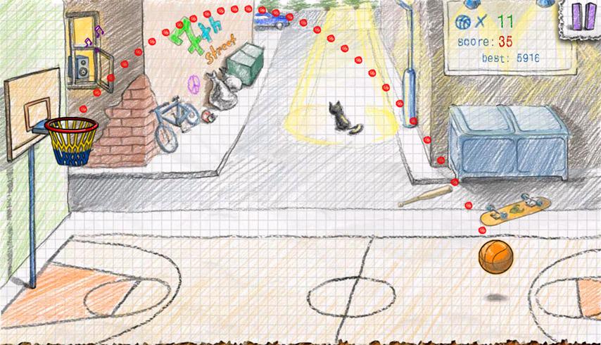 اسکرین شات 2 بازی Doodle Basketball 2