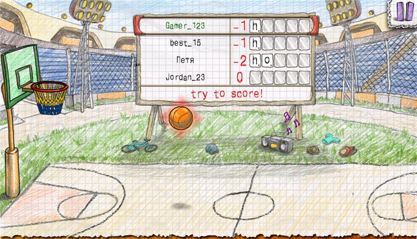 اسکرین شات 6 بازی Doodle Basketball 2
