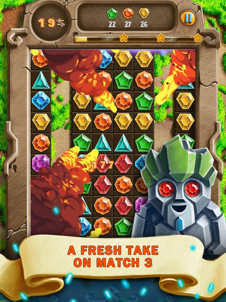 اسکرین شات 1 بازی Doodle Jewels Match 3