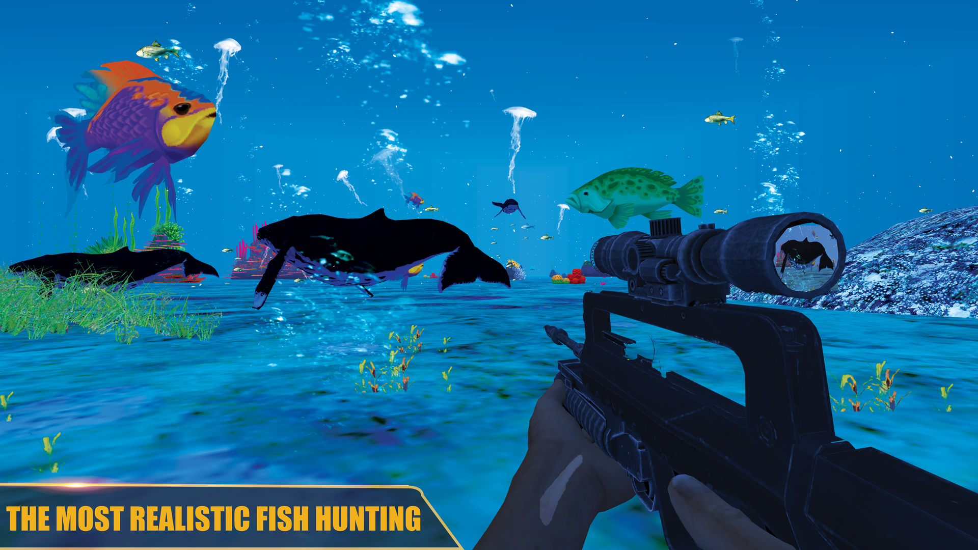 اسکرین شات 1 بازی Fish Hunter Underwater Sniper