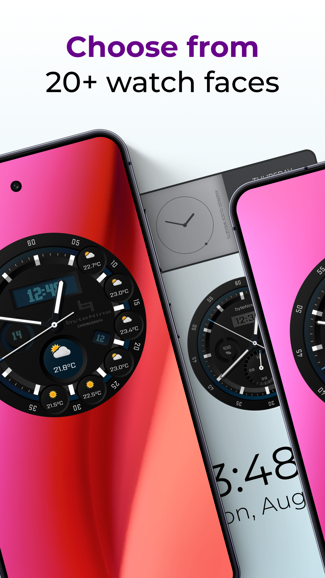 اسکرین شات 3 برنامه Android Clock Widgets