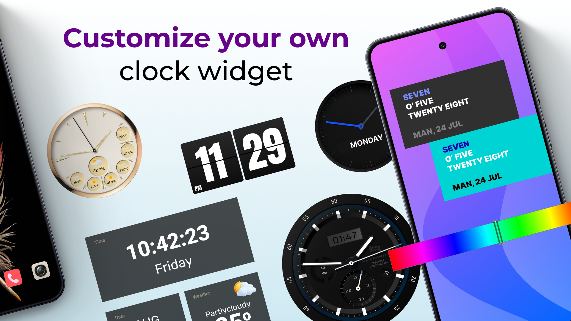اسکرین شات 8 برنامه Android Clock Widgets