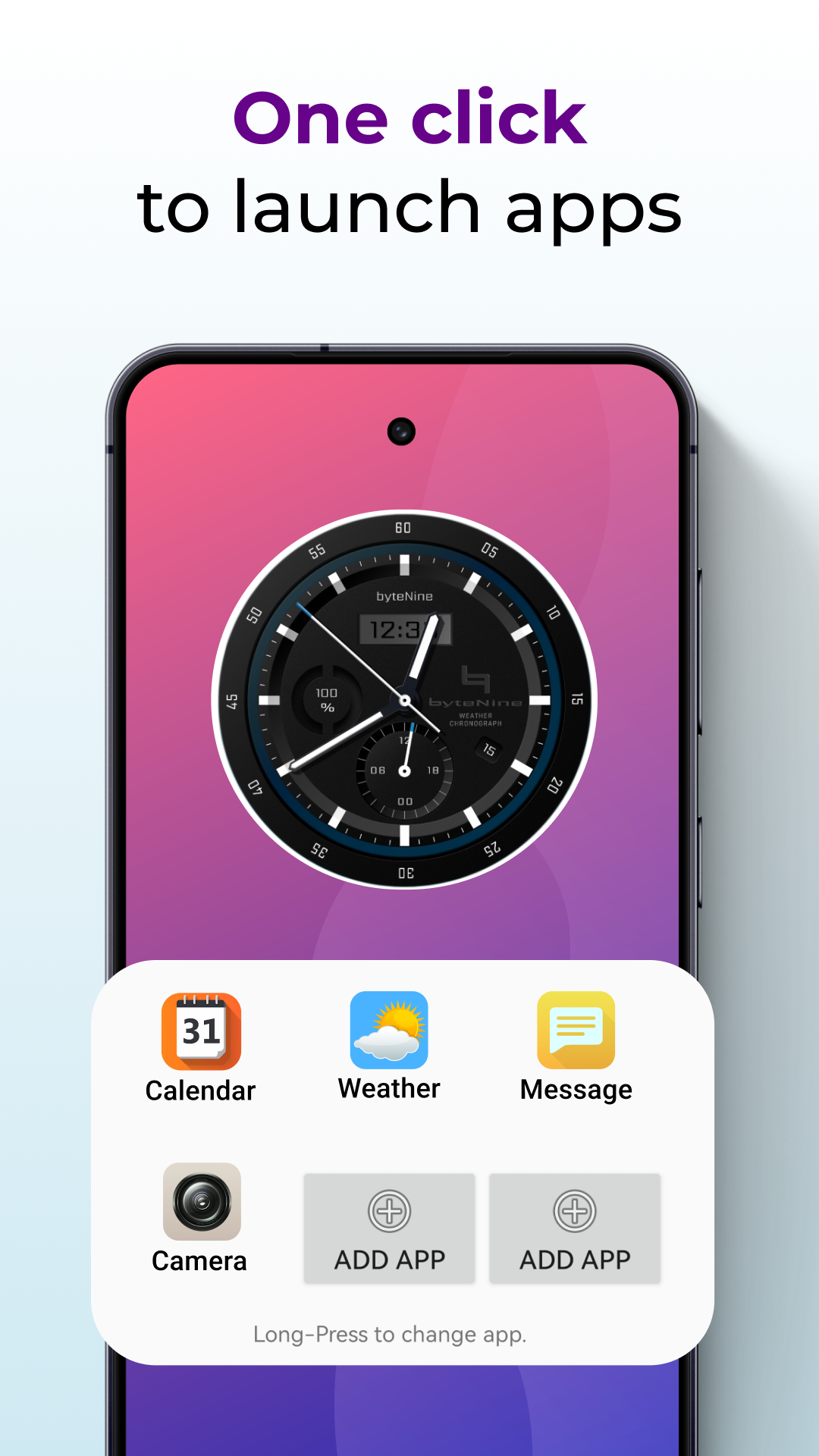 اسکرین شات 6 برنامه Android Clock Widgets