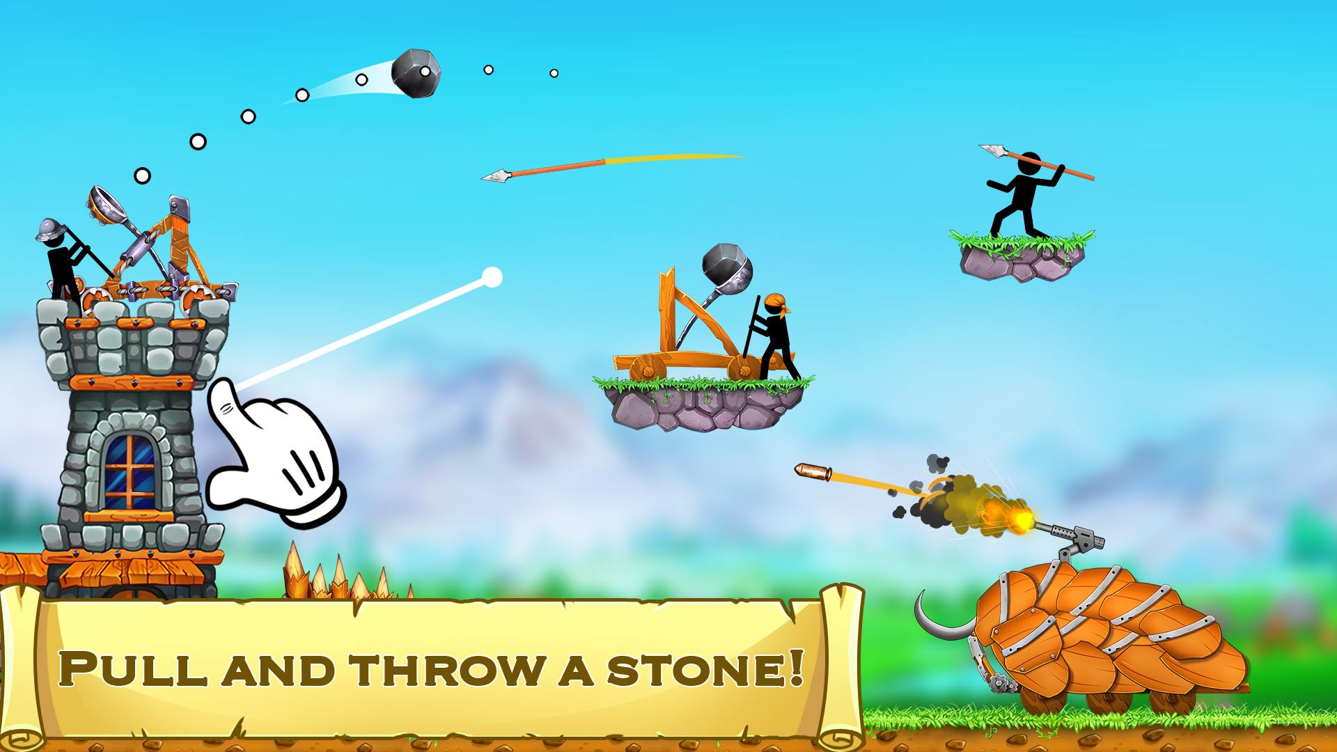 اسکرین شات 2 بازی The Catapult 2 : bone masters