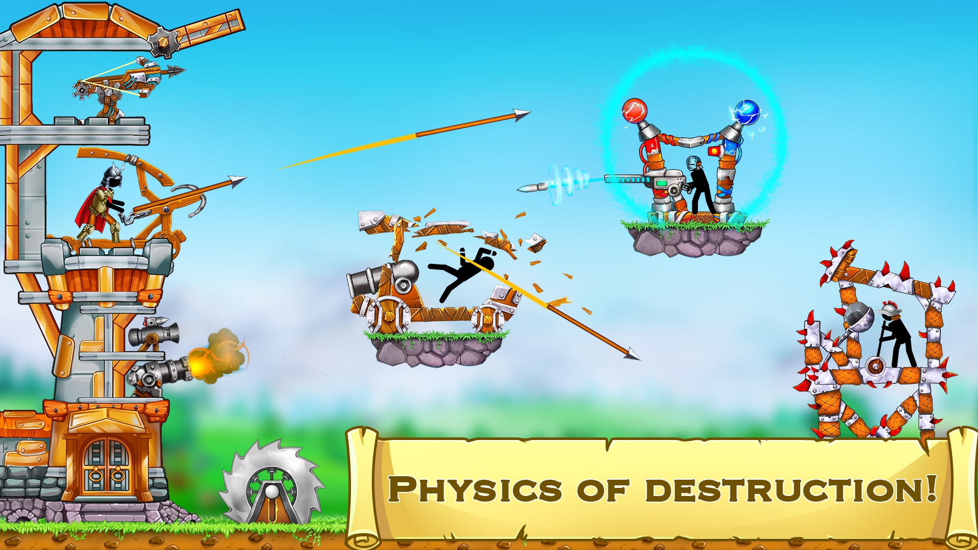 اسکرین شات 5 بازی The Catapult 2 : bone masters