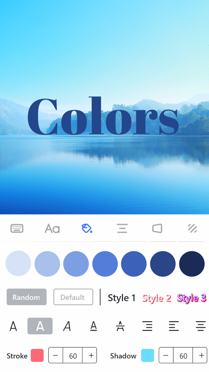 اسکرین شات 6 برنامه Text On Photo