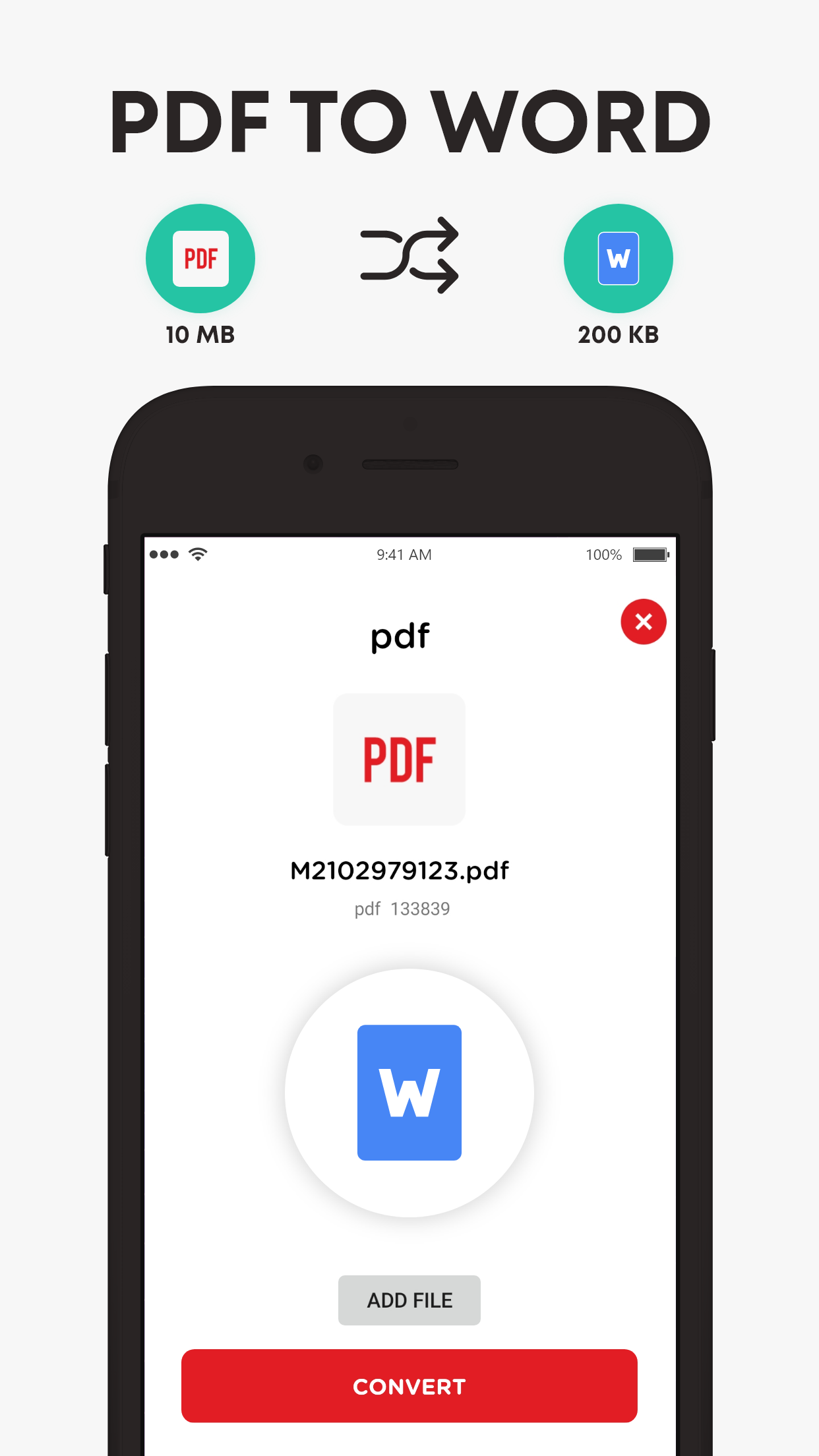 اسکرین شات 3 برنامه PDF Converter - PDF to Word
