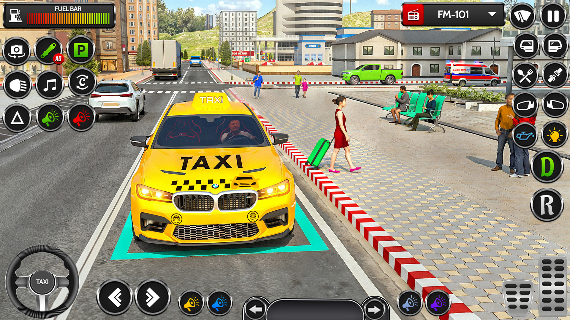 اسکرین شات 8 بازی Car Driving Taxi Simulator