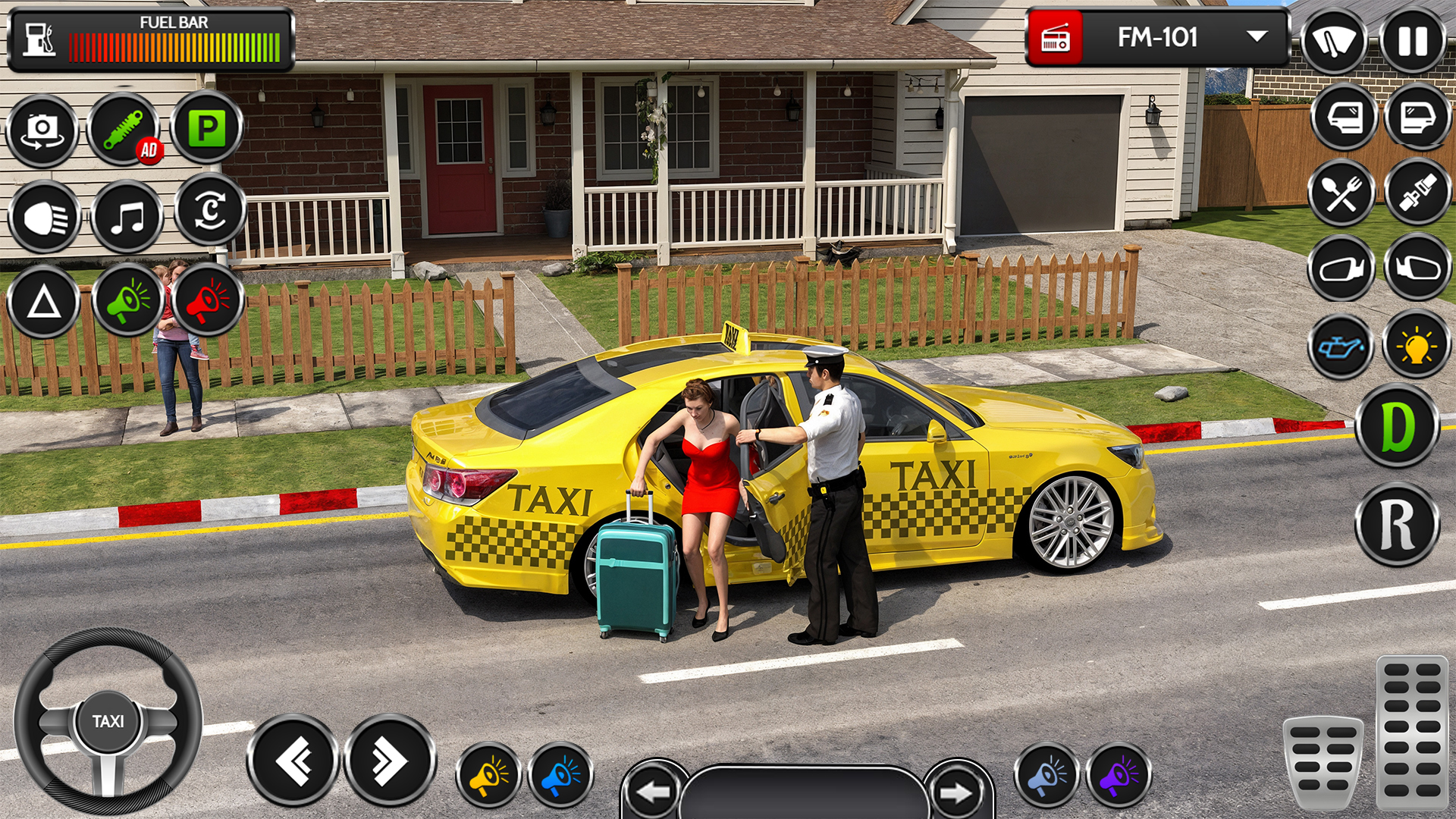 اسکرین شات 6 بازی Car Driving Taxi Simulator