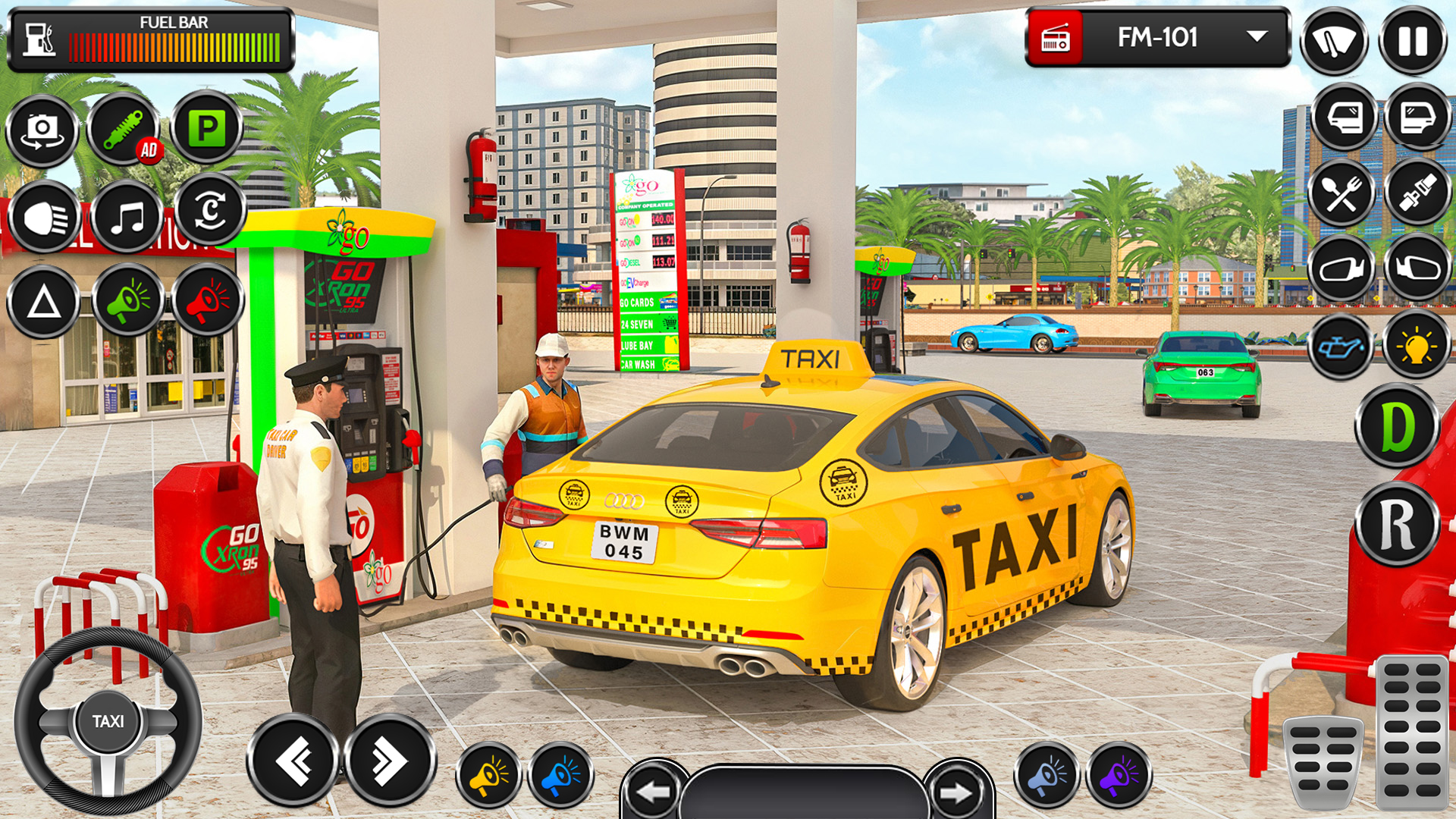 اسکرین شات 4 بازی Car Driving Taxi Simulator