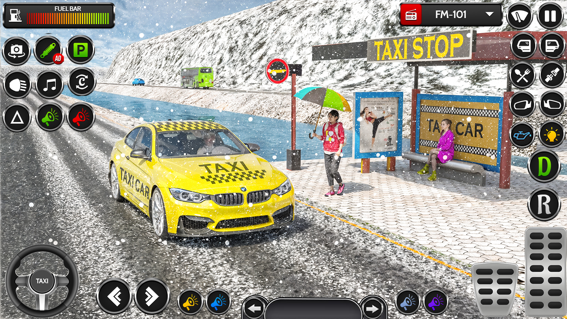 اسکرین شات 5 بازی Car Driving Taxi Simulator