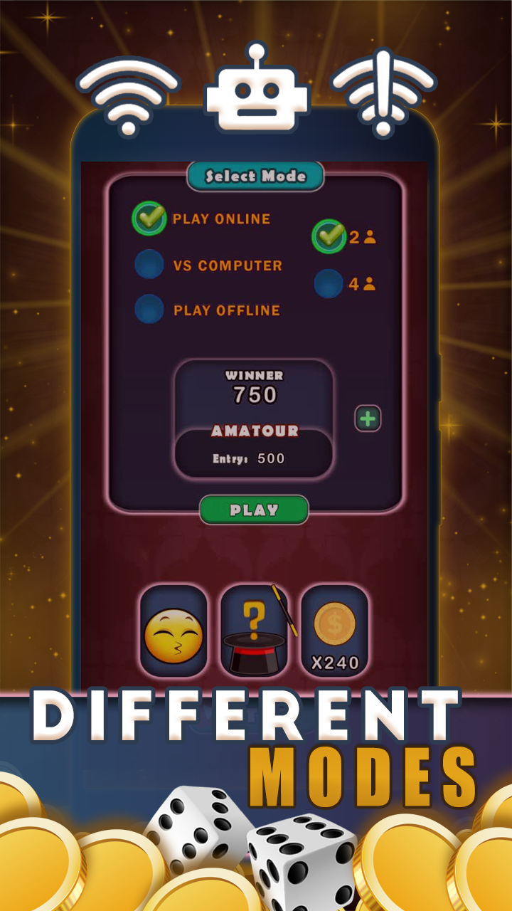 اسکرین شات 1 بازی منچ و مارپله آنلاین