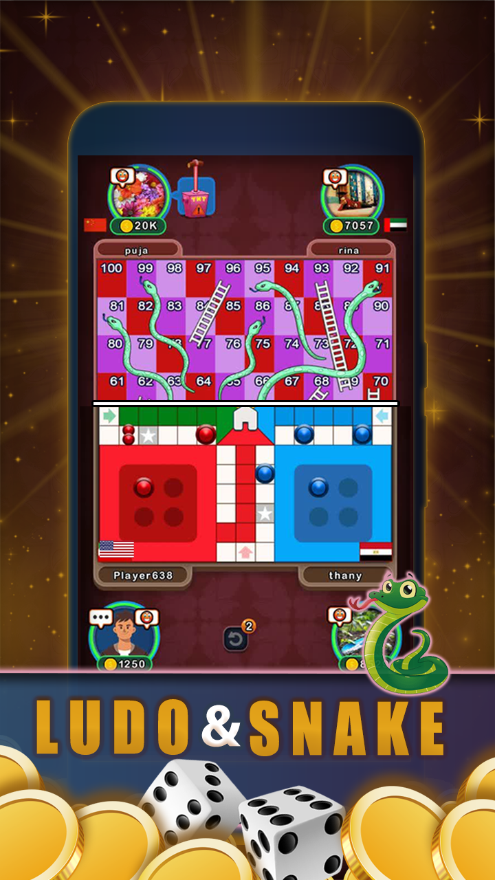 اسکرین شات 3 بازی منچ و مارپله آنلاین