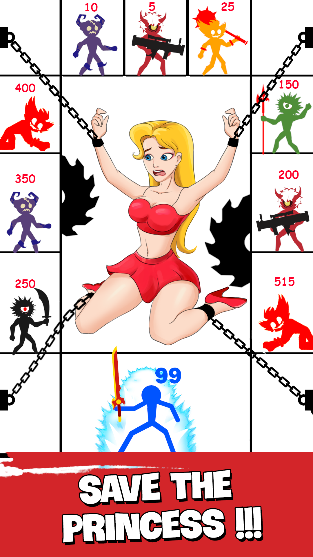 اسکرین شات 2 بازی Stick Hero: Monster Battles