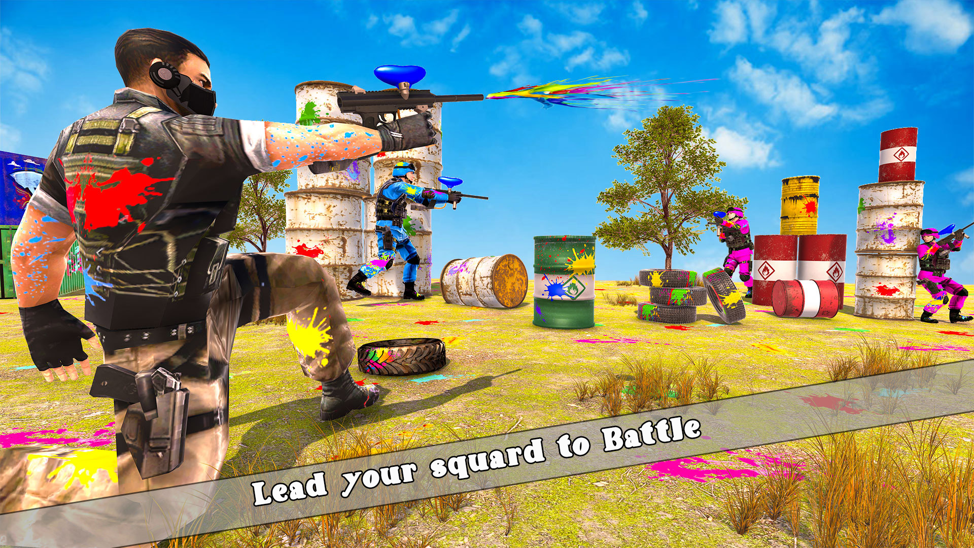 اسکرین شات 6 بازی Paintball Shooting Battle Game