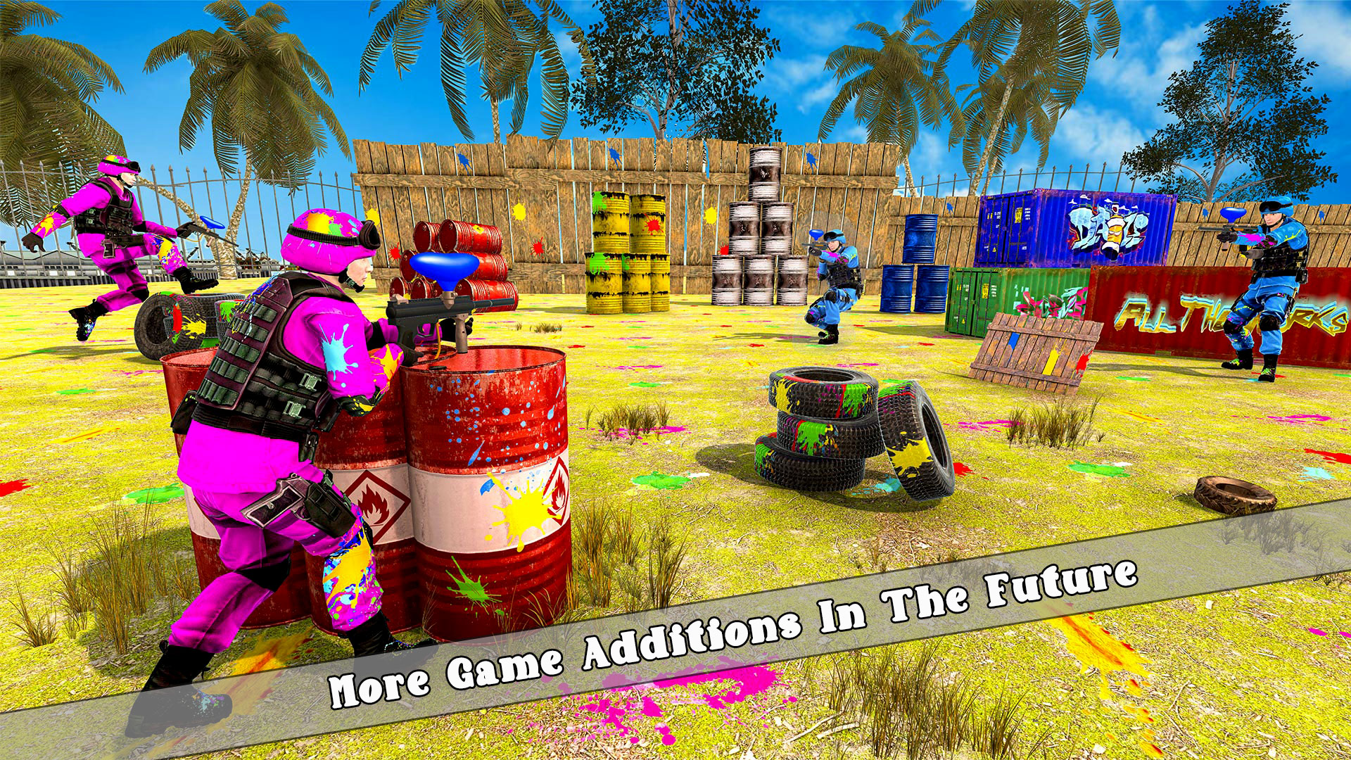 اسکرین شات 5 بازی Paintball Shooting Battle Game