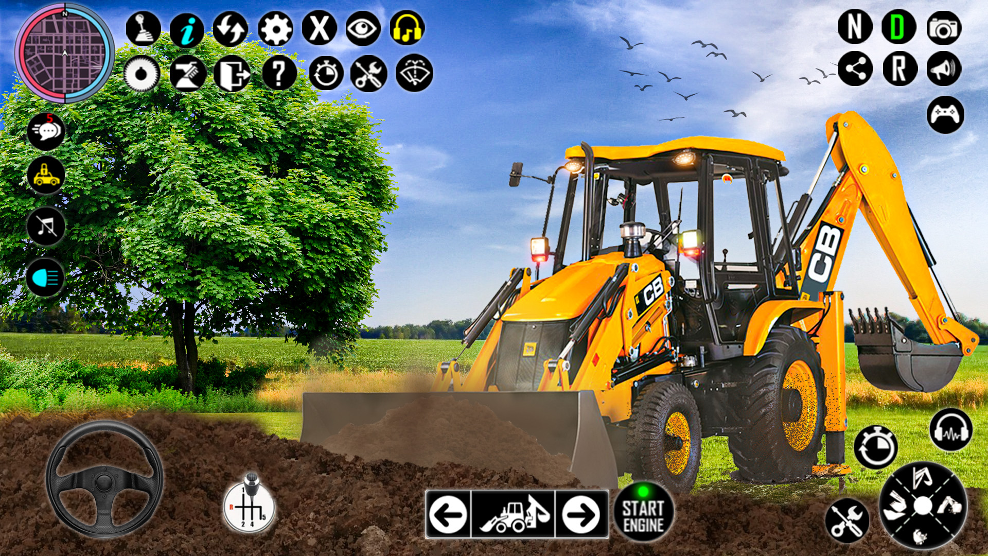 اسکرین شات 4 بازی JCB Game Excavator Machines
