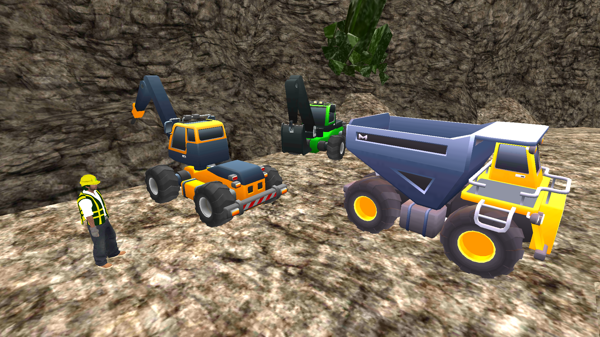 اسکرین شات 4 بازی Uphill Tunnel Excavator Game