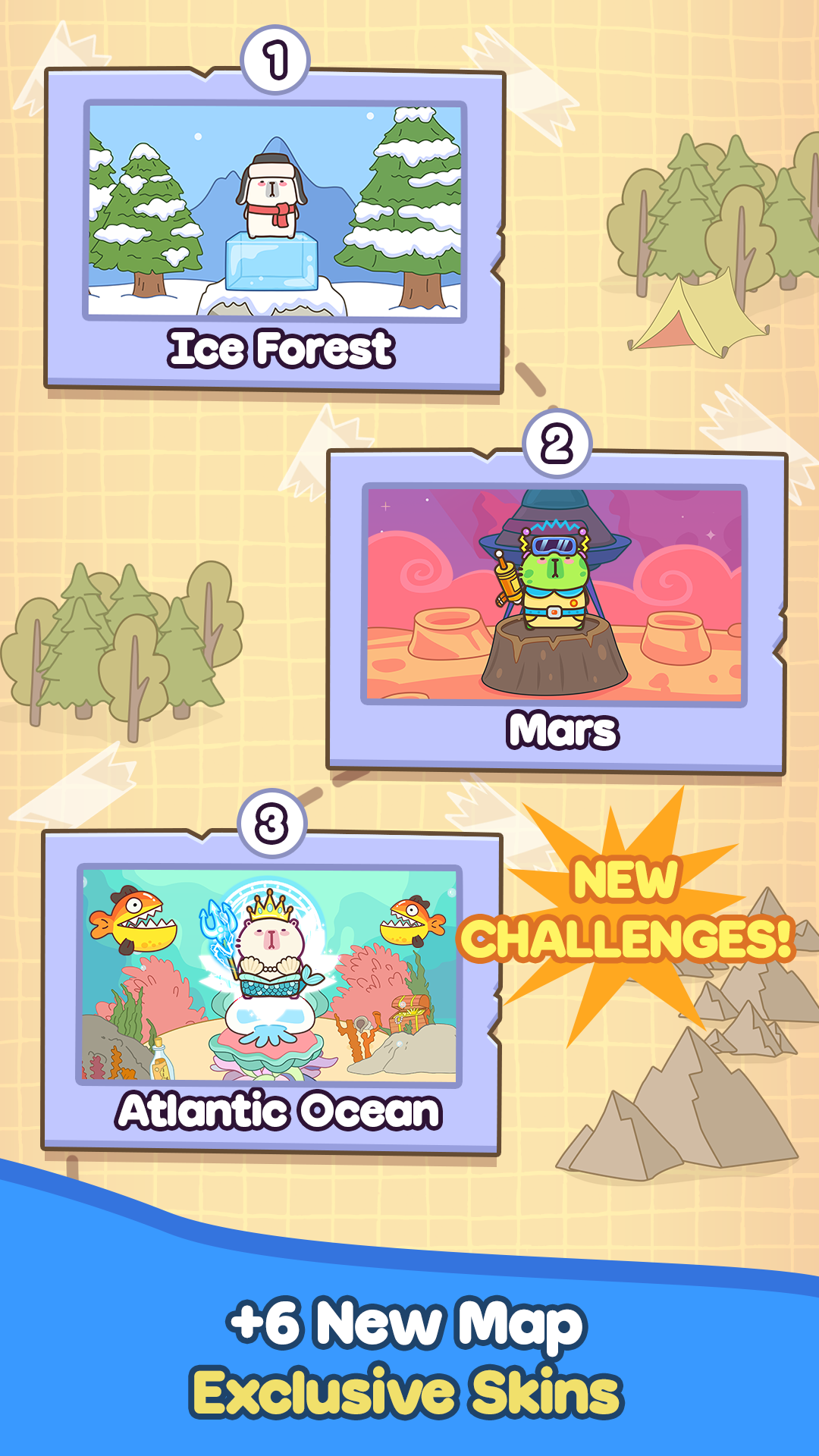 اسکرین شات 2 بازی Capybara Jump: Cake Tower