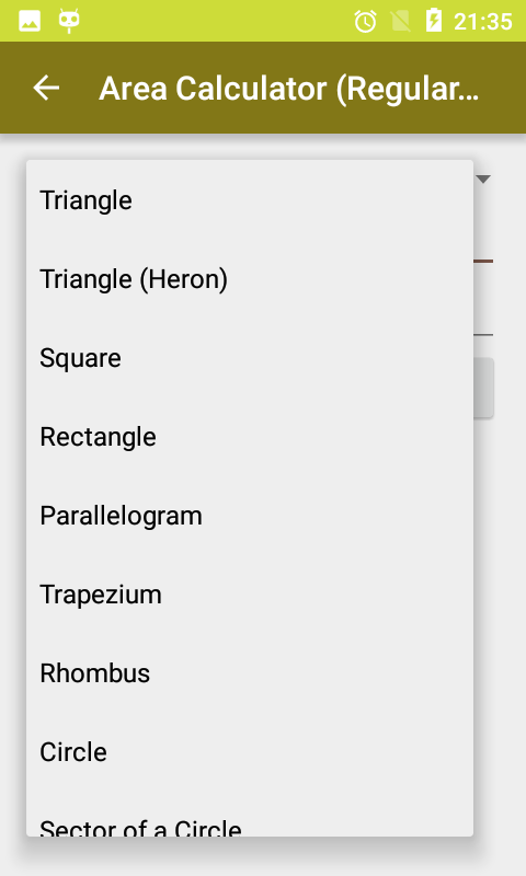 اسکرین شات 7 برنامه Land Area Calculator Converter