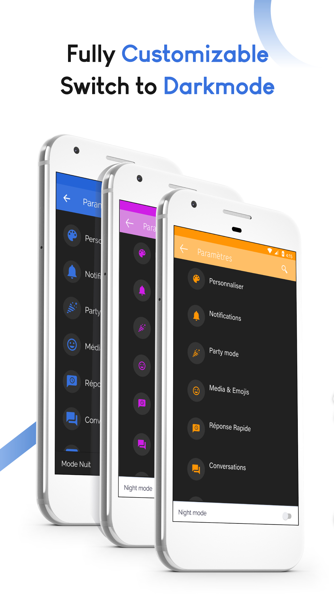اسکرین شات 2 برنامه Mood SMS - Messages App